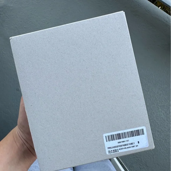 Palm Angels - Heather Gray Boxers Size Small NWT in Original Unopened Packaging - Picture 2 of 3